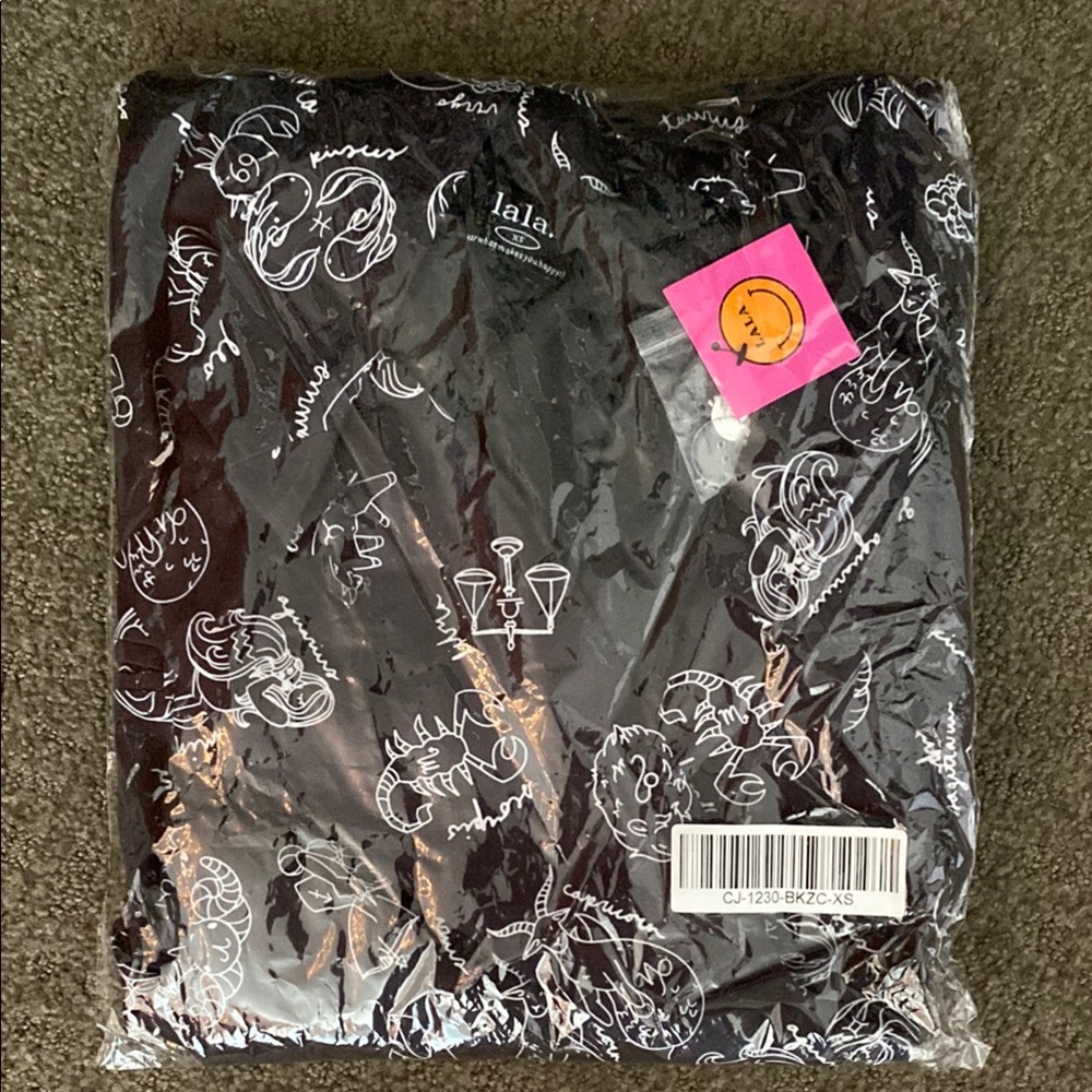 Lala Black Star Sign Suit Coat
